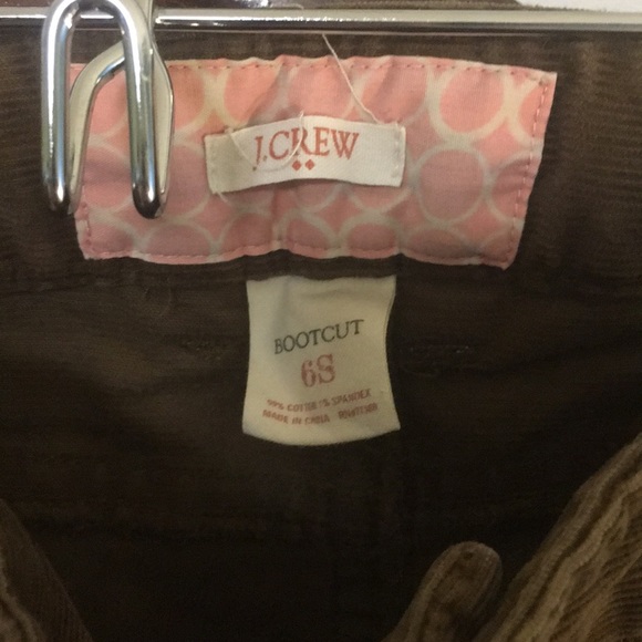 J Crew Brown Bootcut Corduroys 6S - Picture 4 of 6